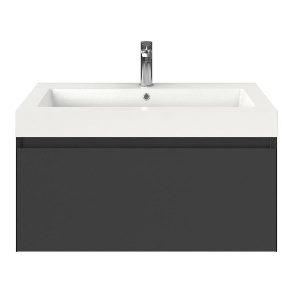 Solo badmeubel 80 cm antraciet mat