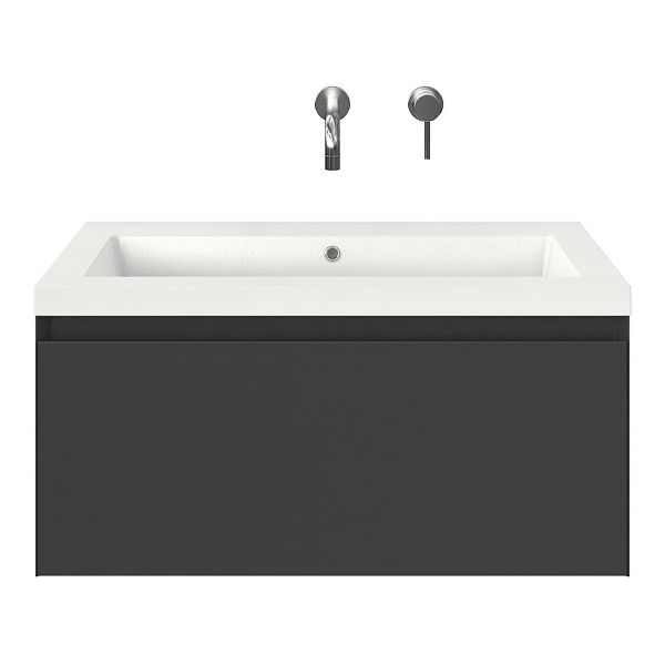 Solo badmeubel 80 cm antraciet mat