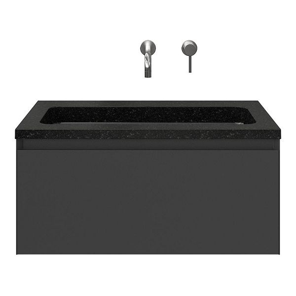 Solo badmeubel 80 cm antraciet mat