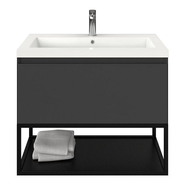 Solo badmeubel 80 cm antraciet mat