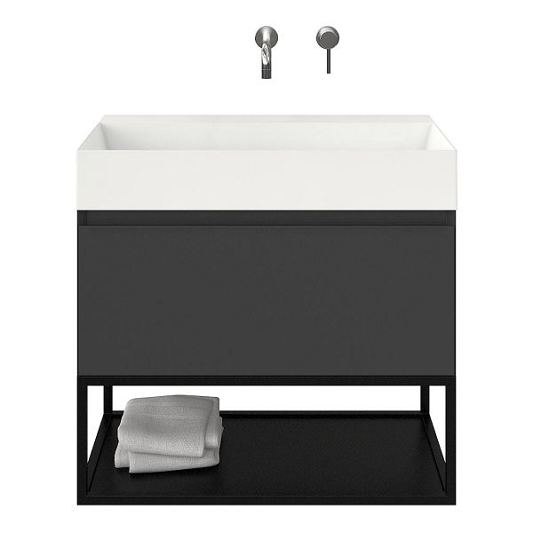Solo badmeubel 80 cm antraciet mat