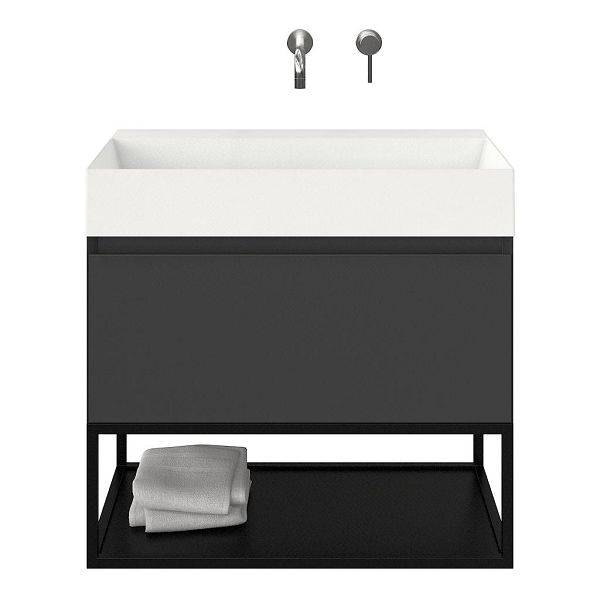 Solo badmeubel 80 cm antraciet mat