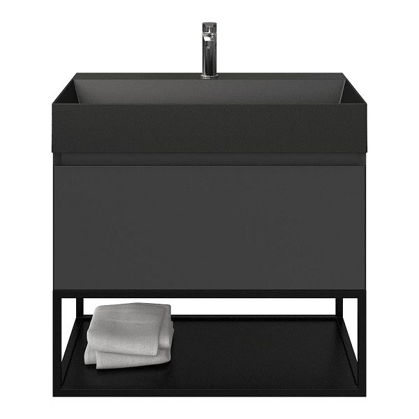 Solo badmeubel 80 cm antraciet mat