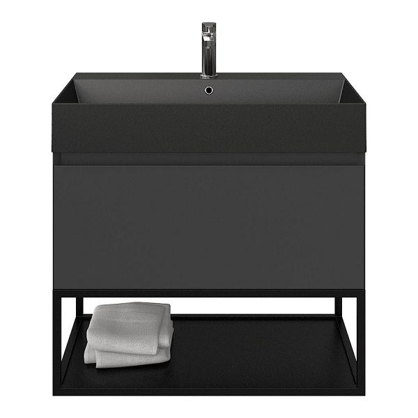 Solo badmeubel 80 cm antraciet mat