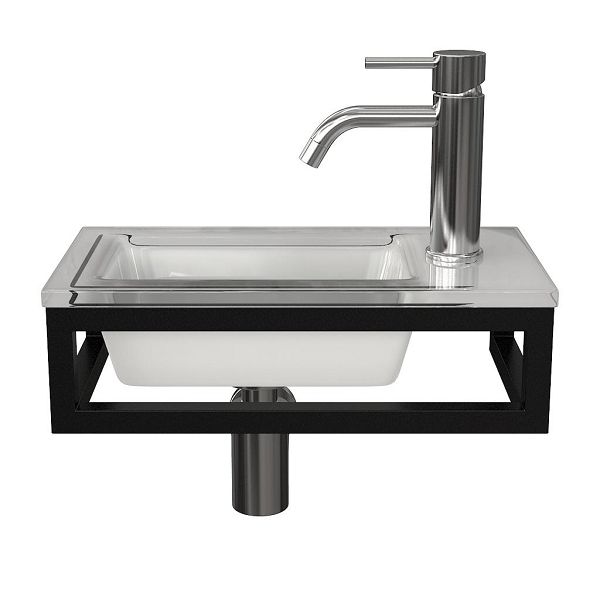 Tela fonteinmeubel 40 cm zwart