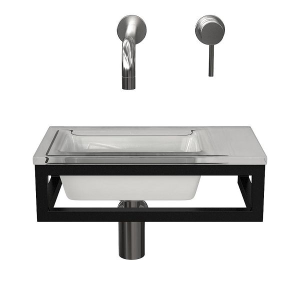 Tela fonteinmeubel 40 cm zwart