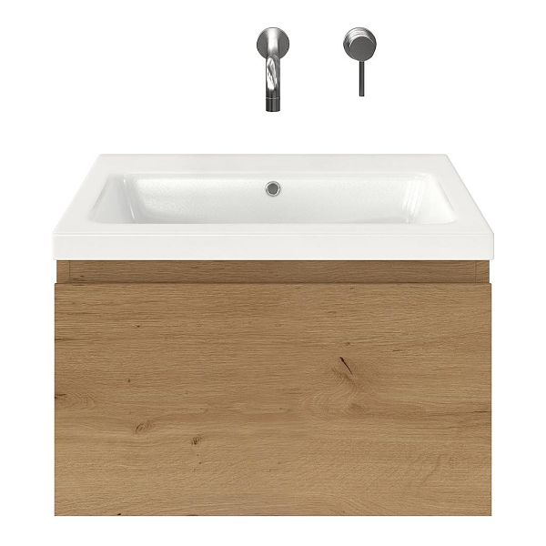 Solo badmeubel 60 cm eiken natuur