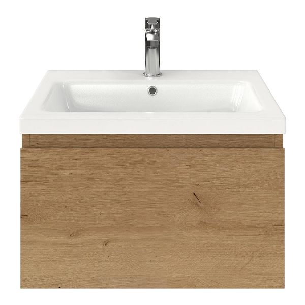 Solo badmeubel 60 cm eiken natuur