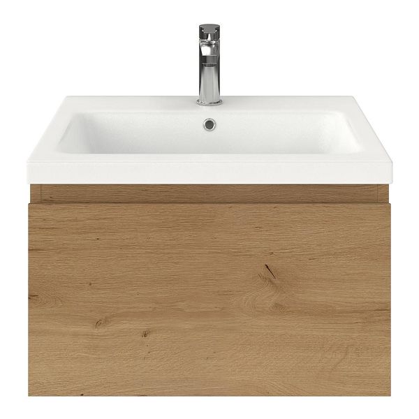 Solo badmeubel 60 cm eiken natuur