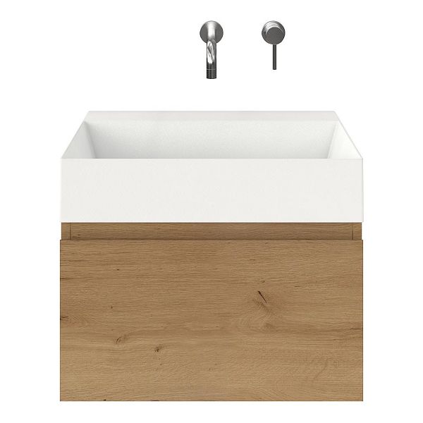 Solo badmeubel 60 cm eiken natuur