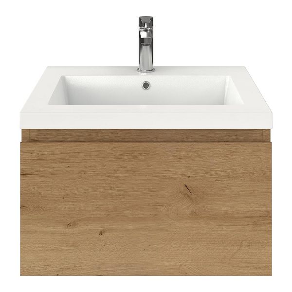 Solo badmeubel 60 cm eiken natuur