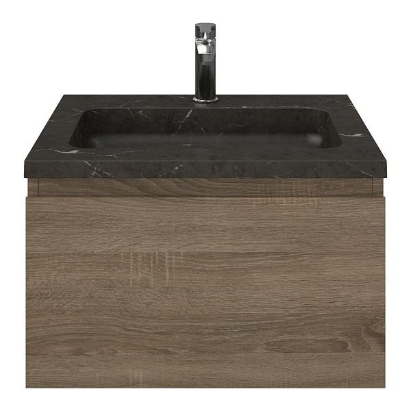 Solo badmeubel 60 cm eiken donker