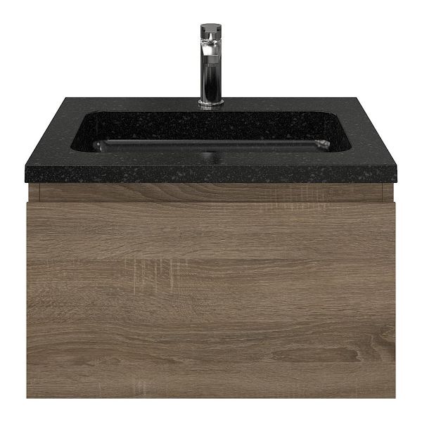 Solo badmeubel 60 cm eiken donker