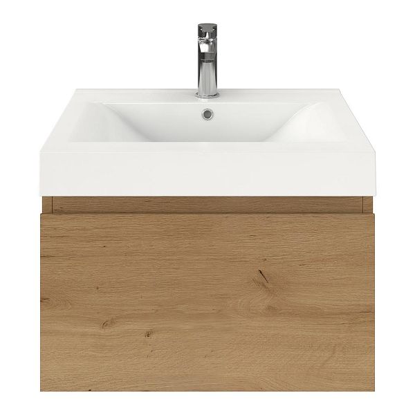 Solo badmeubel 60 cm eiken natuur