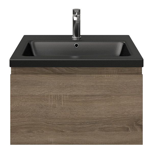 Solo badmeubel 60 cm eiken donker