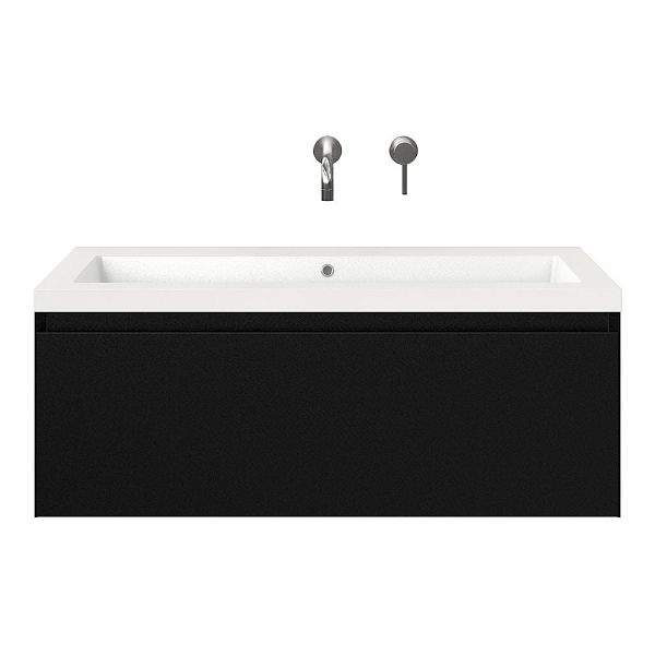 Solo badmeubel 100 cm zwart mat