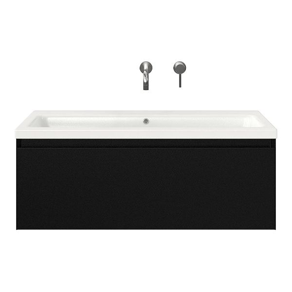 Solo badmeubel 100 cm zwart mat
