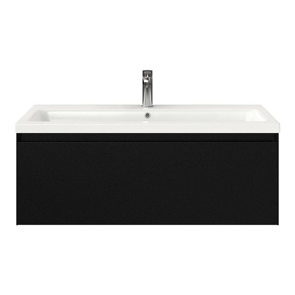 Solo badmeubel 100 cm zwart mat