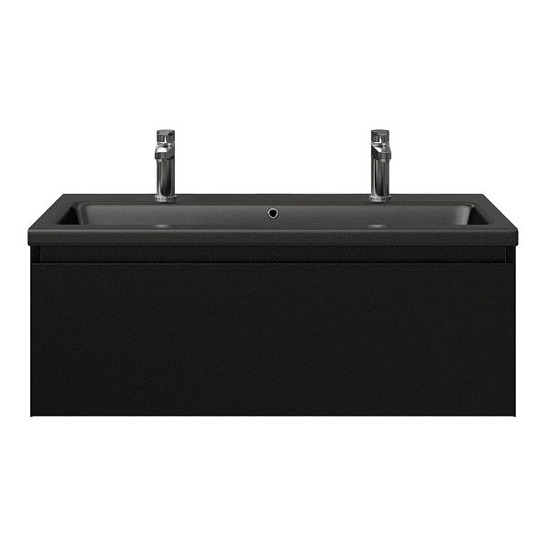 Solo badmeubel 100 cm zwart mat