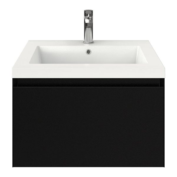 Solo badmeubel 60 cm zwart mat