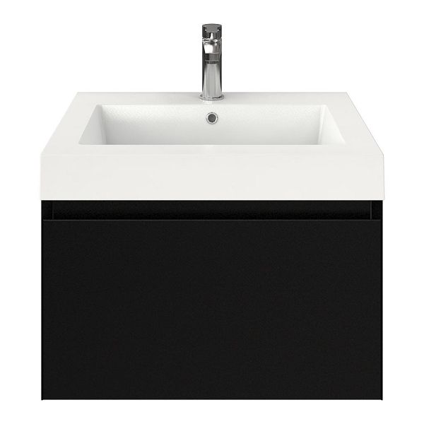 Solo badmeubel 60 cm zwart mat