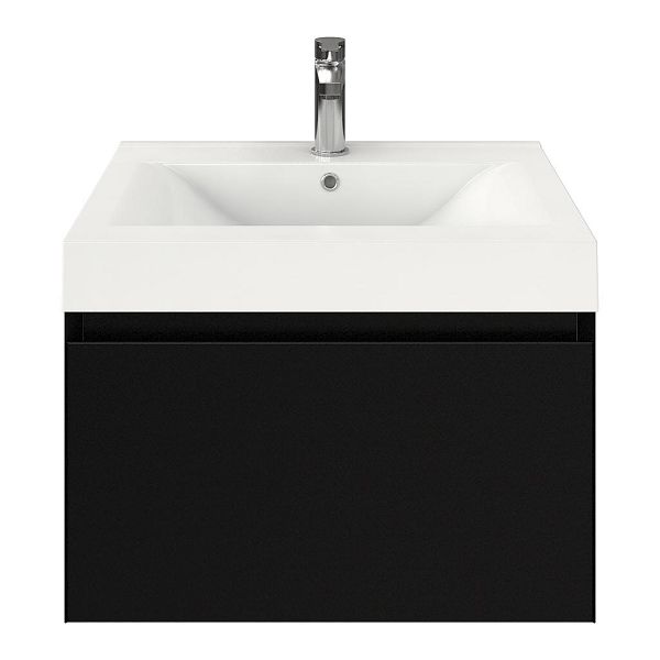 Solo badmeubel 60 cm zwart mat