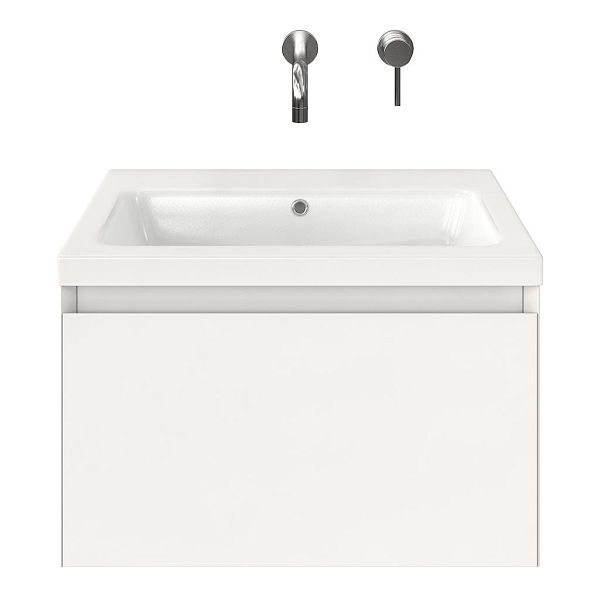 Solo badmeubel 60 cm wit hoogglans