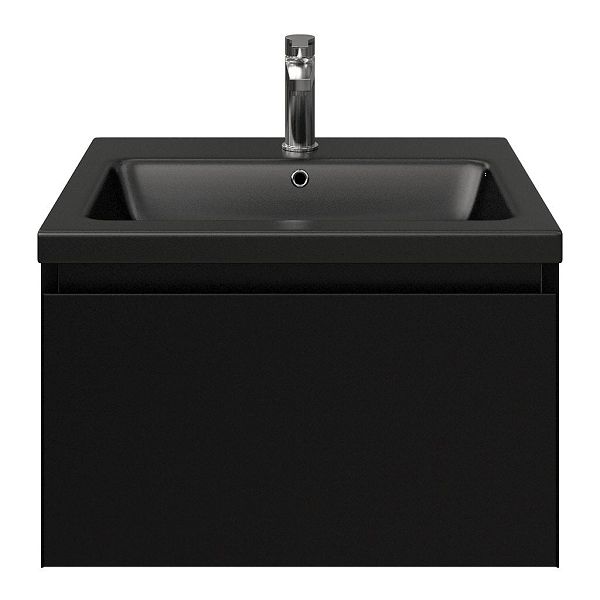Solo badmeubel 60 cm zwart mat