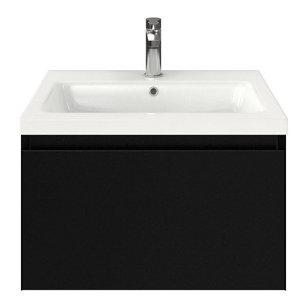 Solo badmeubel 60 cm zwart mat