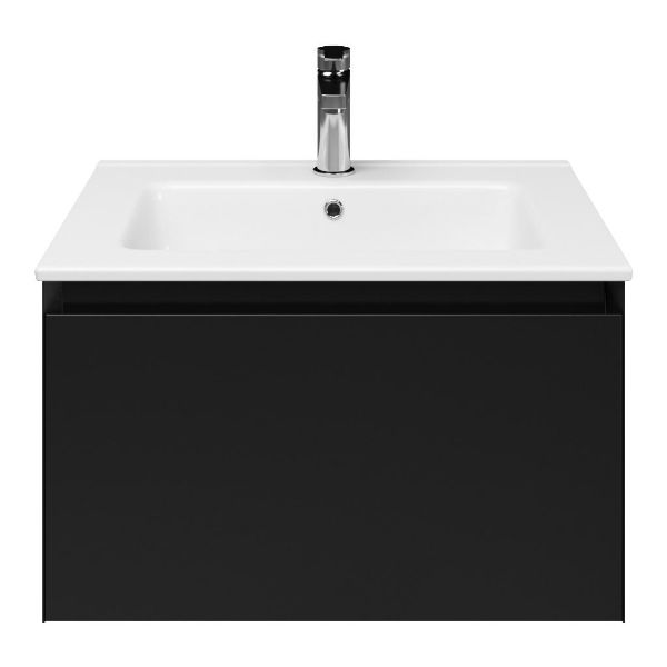 Solo badmeubel 60 cm zwart mat