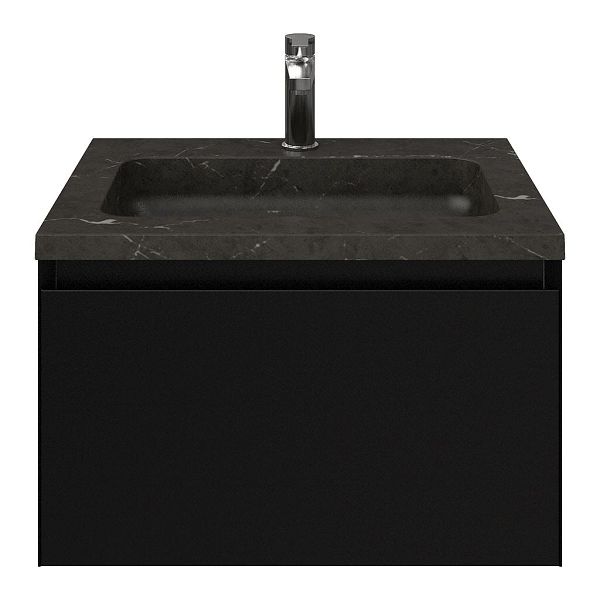 Solo badmeubel 60 cm zwart mat