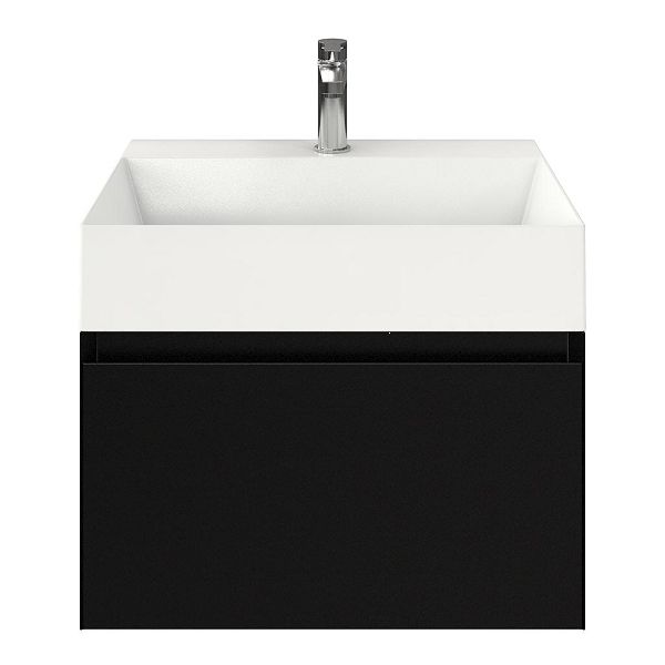 Solo badmeubel 60 cm zwart mat