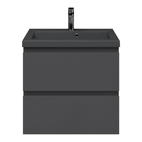 Secca badmeubel 60 cm antraciet mat