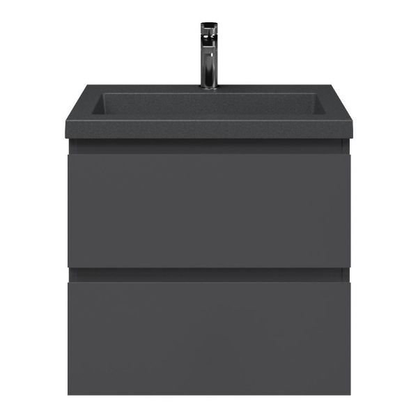 Secca badmeubel 60 cm antraciet mat