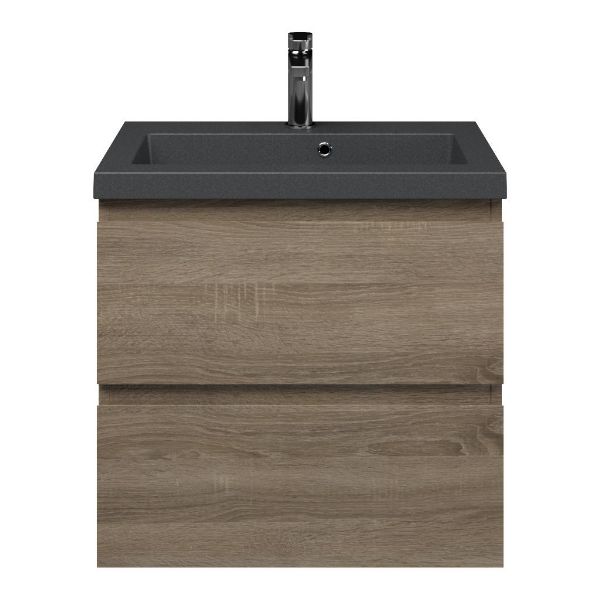 Secca badmeubel 60 cm donker eiken