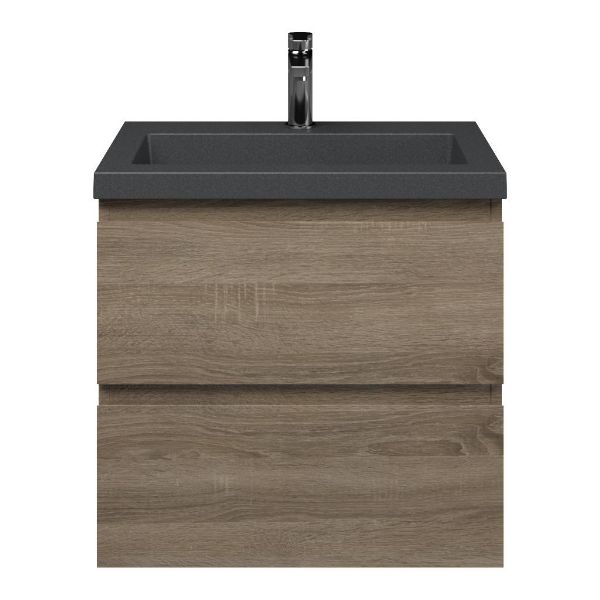 Secca badmeubel 60 cm donker eiken