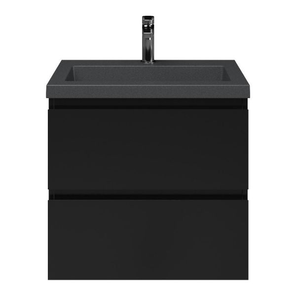 Secca badmeubel 60 cm zwart mat