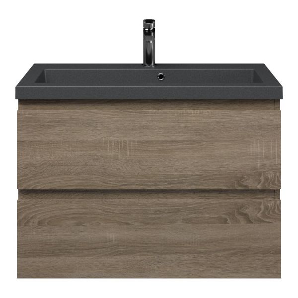 Secca badmeubel 80 cm donker eiken