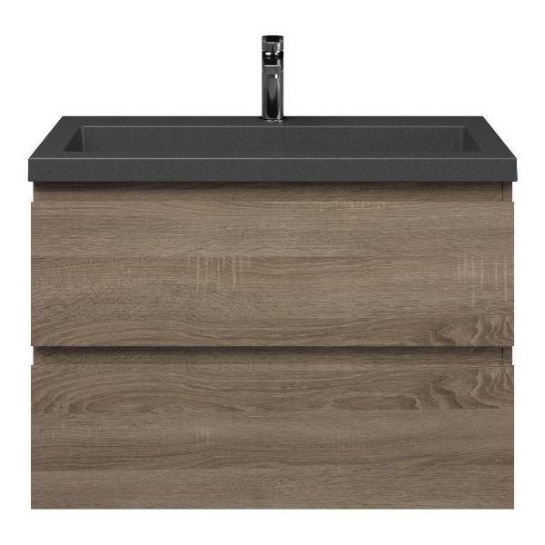 Secca badmeubel 80 cm donker eiken