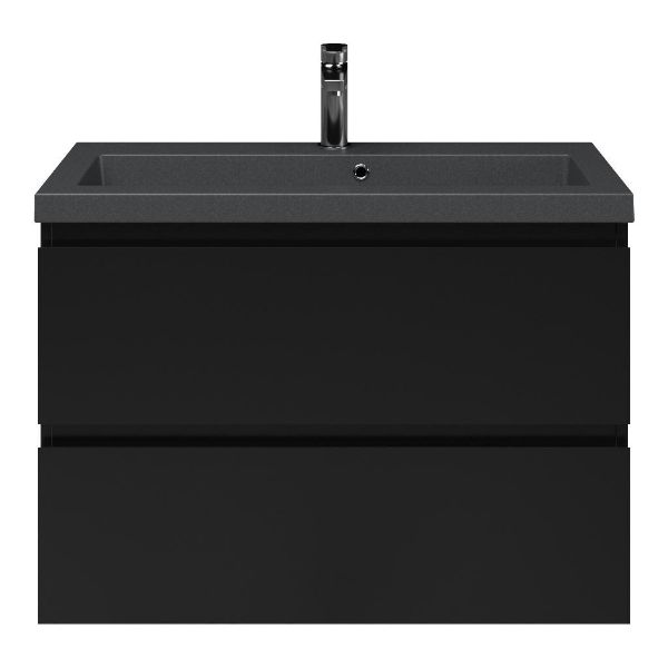 Secca badmeubel 80 cm zwart mat