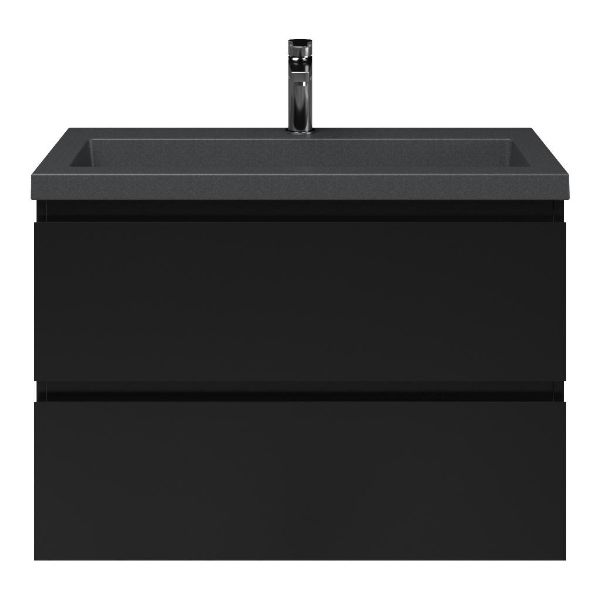 Secca badmeubel 80 cm zwart mat