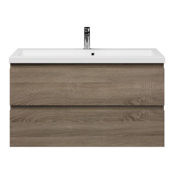 Secca badmeubel 100 cm donker eiken