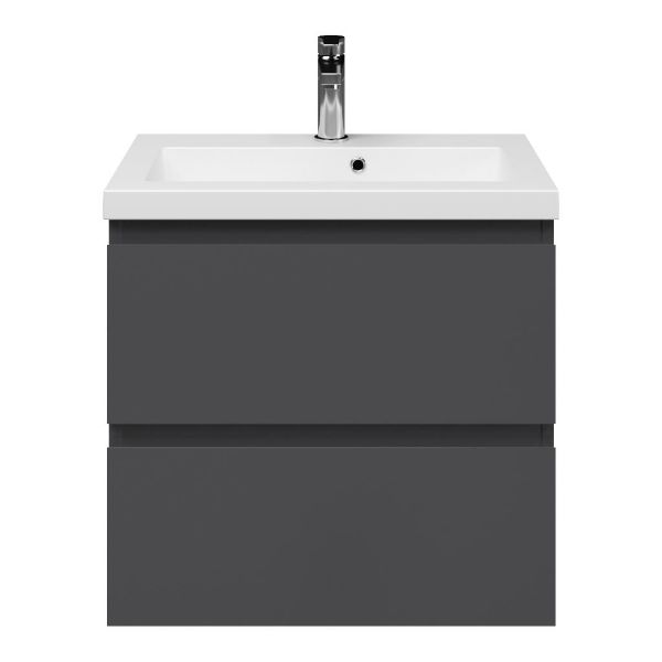 Secca badmeubel 60 cm antraciet mat