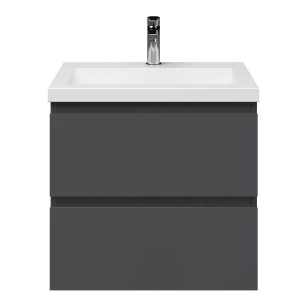 Secca badmeubel 60 cm antraciet mat