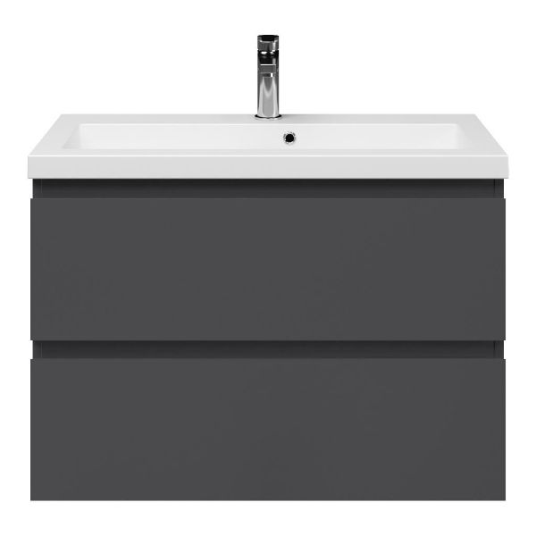 Secca badmeubel 80 cm antraciet mat