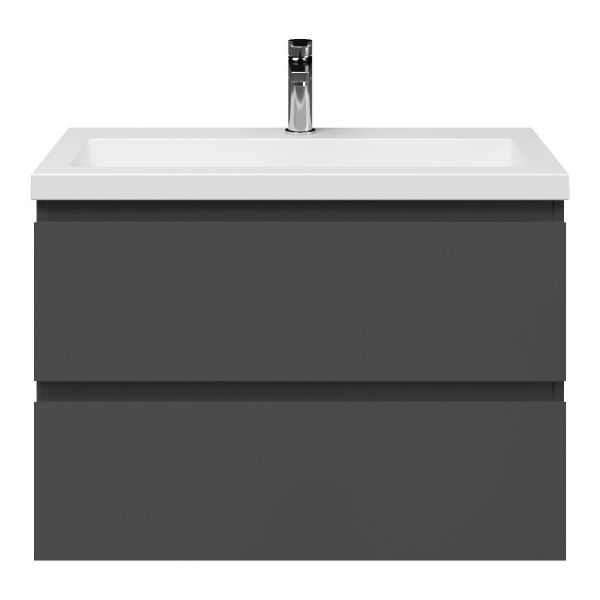 Secca badmeubel 80 cm antraciet mat