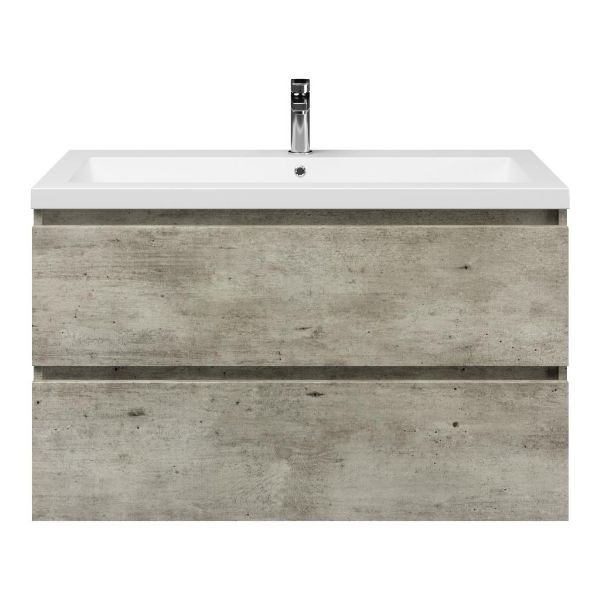 Elena badmeubel 100 cm steigerhout licht grijs