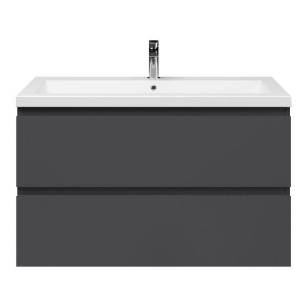 Gisella badmeubel 100 cm antraciet mat