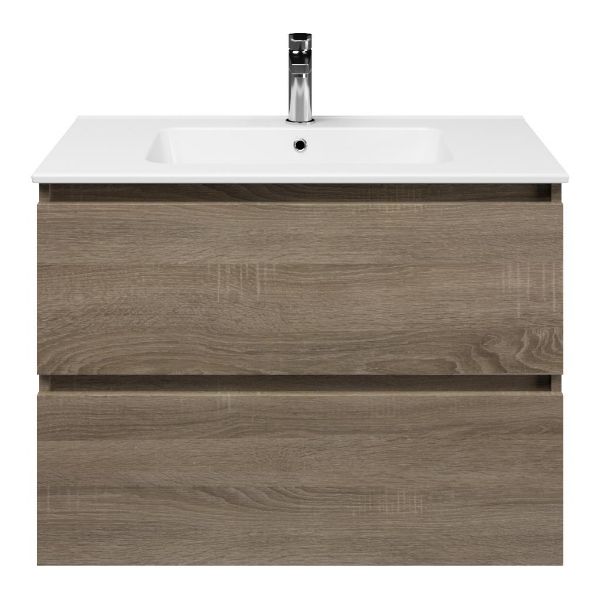 Elena badmeubel 80 cm eiken donker
