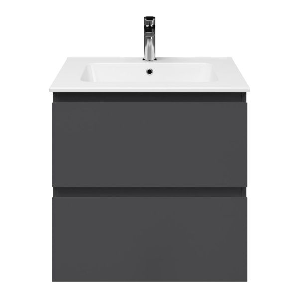 Gisella badmeubel 60 cm antraciet mat